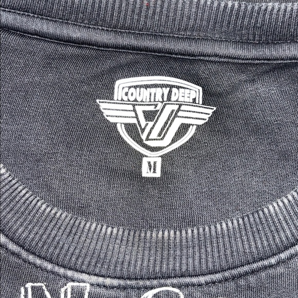 Country Deep Urban Cowboy 1980's mechanical bull rodeo long sleeve crop| medium - Picture 5 of 6